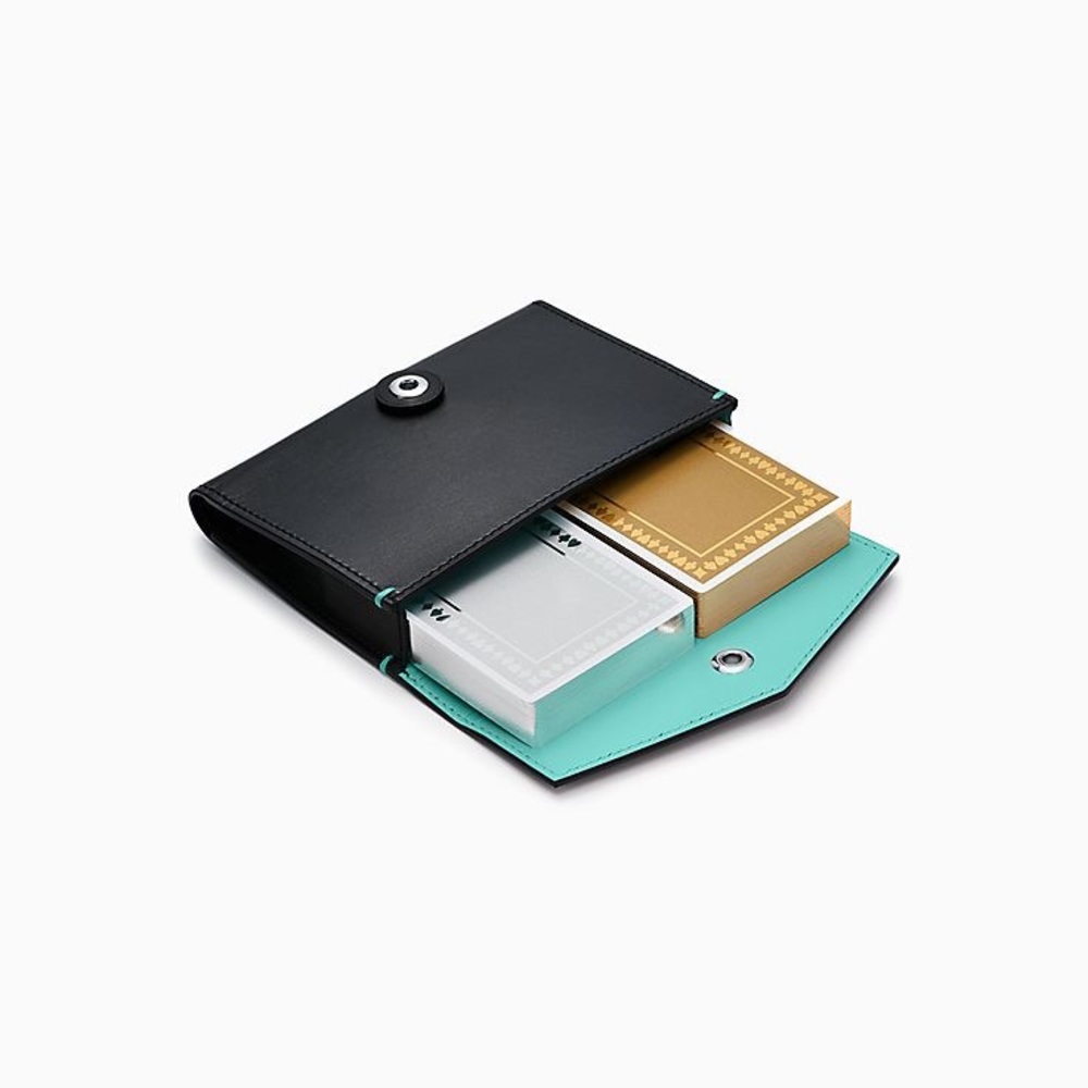 COPY - COPY - Tiffany & Co. Shop Playing Cards With Leather Pouch